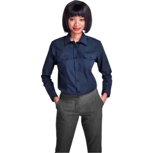 Ladies Long Sleeve Kensington Shirt Model